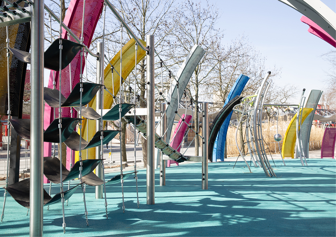 Photo d'illustration du jardin du Dragon au Parc de la Villette à Paris. Atelier Pasodoble.